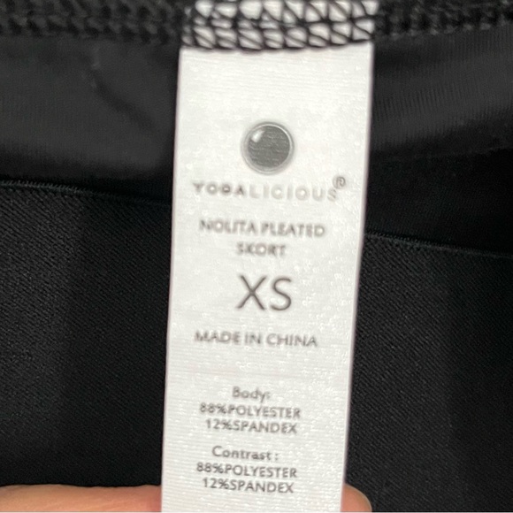 Yogalicious Black Rally Curved Athletic Skort - Picture 4 of 5